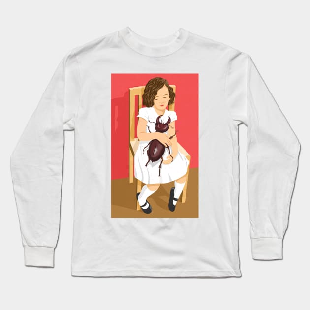 Beetle Girl Long Sleeve T-Shirt by John Holcroft